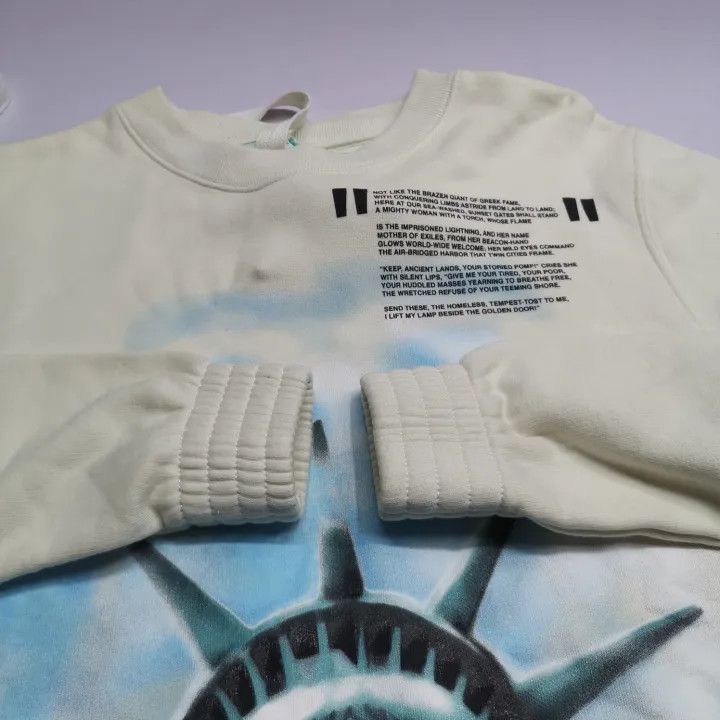 Off-White OFF-WHITE Statue of Liberty Long Sleeve Sweatshirt 0079 Size US XS / EU 42 / 0 - 16 Thumbnail