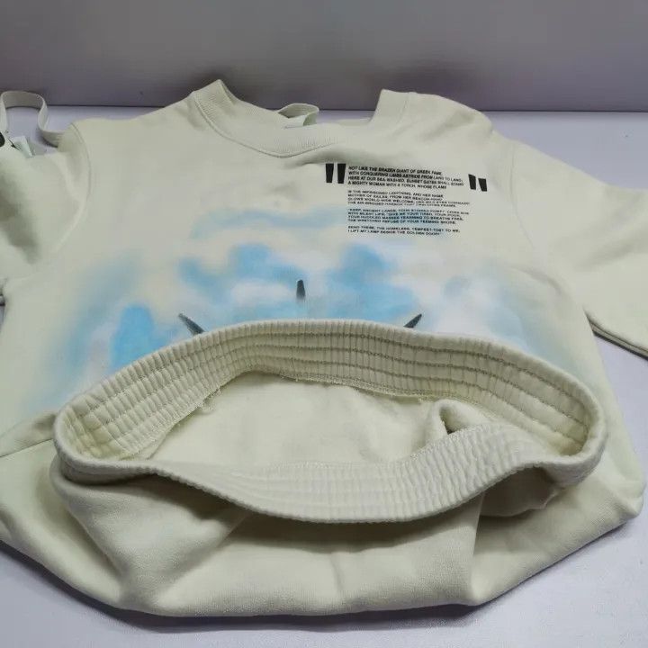 Off-White OFF-WHITE Statue of Liberty Long Sleeve Sweatshirt 0079 Size US XS / EU 42 / 0 - 19 Thumbnail