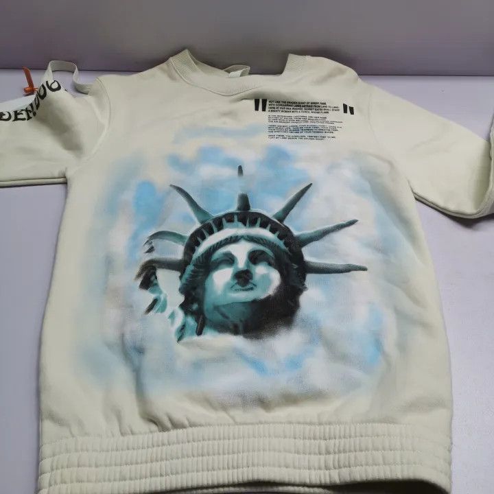 Off-White OFF-WHITE Statue of Liberty Long Sleeve Sweatshirt 0079 Size US XS / EU 42 / 0 - 18 Thumbnail