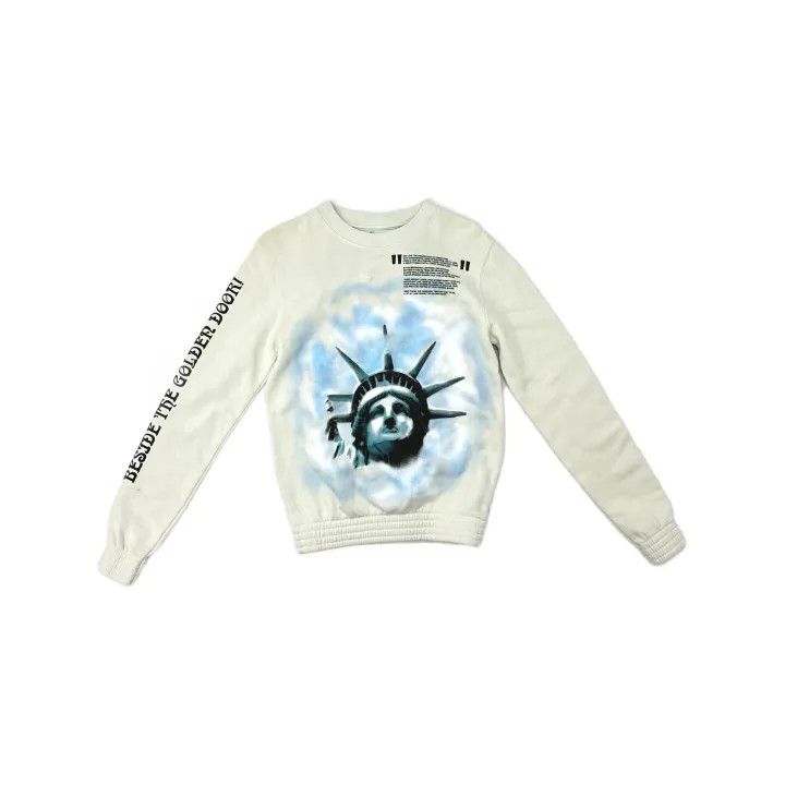 Off-White OFF-WHITE Statue of Liberty Long Sleeve Sweatshirt 0079 Size US XS / EU 42 / 0 - 2 Thumbnail