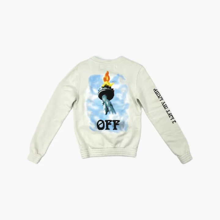 Off-White OFF-WHITE Statue of Liberty Long Sleeve Sweatshirt 0079 Size US XS / EU 42 / 0 - 3 Thumbnail