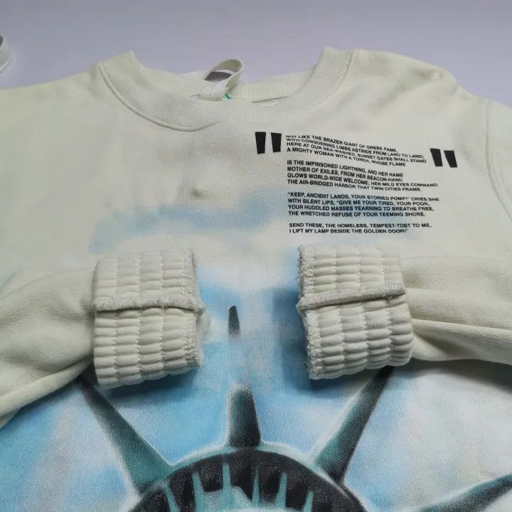 Off-White OFF-WHITE Statue of Liberty Long Sleeve Sweatshirt 0079 Size US XS / EU 42 / 0 - 17 Thumbnail