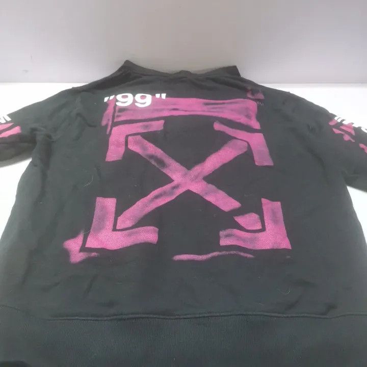 Off-White Off-White Logo Print Black Hoodie 0079 Size US M / EU 48-50 / 2 - 16 Thumbnail