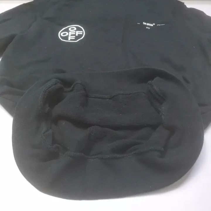 Off-White Off-White Logo Print Black Hoodie 0079 Size US M / EU 48-50 / 2 - 14 Thumbnail