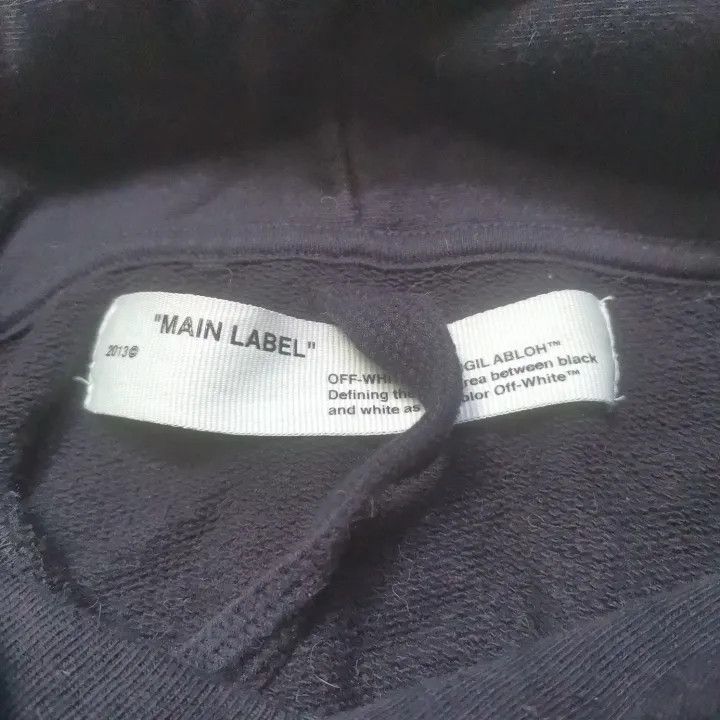 Off-White Off-White Logo Print Black Hoodie 0079 Size US M / EU 48-50 / 2 - 4 Thumbnail