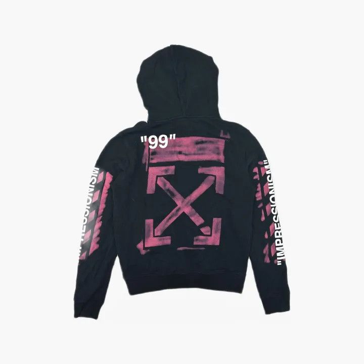 Off-White Off-White Logo Print Black Hoodie 0079 Size US M / EU 48-50 / 2 - 3 Thumbnail