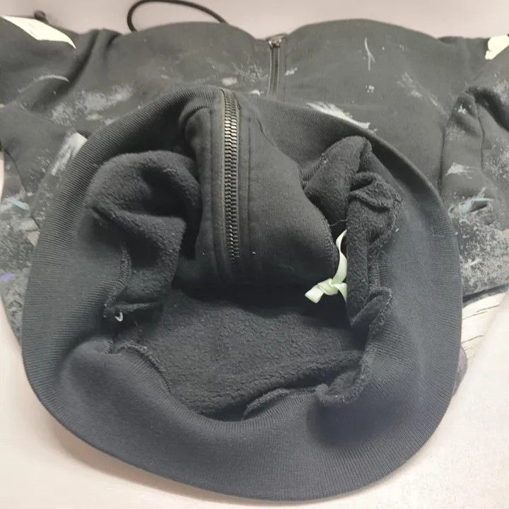 Off-White OFF-WHITE Galaxy Brush Hooded Zip Sweatshirt 0079 Size US S / EU 44-46 / 1 - 18 Thumbnail