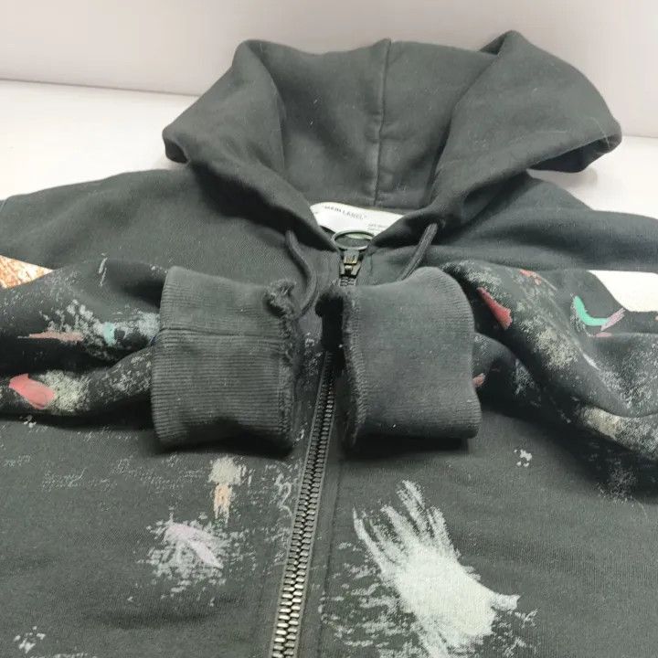 Off-White OFF-WHITE Galaxy Brush Hooded Zip Sweatshirt 0079 Size US S / EU 44-46 / 1 - 15 Thumbnail