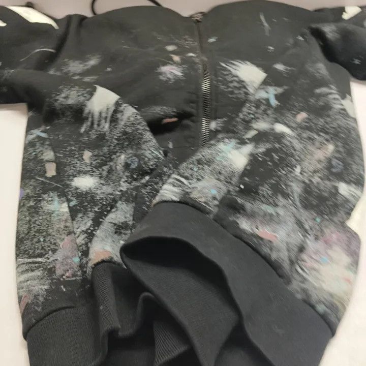 Off-White OFF-WHITE Galaxy Brush Hooded Zip Sweatshirt 0079 Size US S / EU 44-46 / 1 - 17 Thumbnail