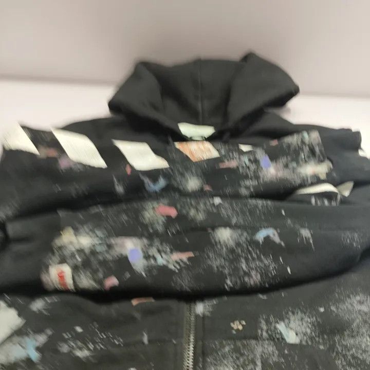 Off-White OFF-WHITE Galaxy Brush Hooded Zip Sweatshirt 0079 Size US S / EU 44-46 / 1 - 13 Thumbnail