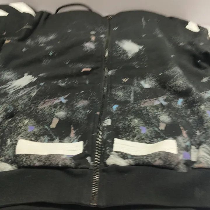 Off-White OFF-WHITE Galaxy Brush Hooded Zip Sweatshirt 0079 Size US S / EU 44-46 / 1 - 16 Thumbnail