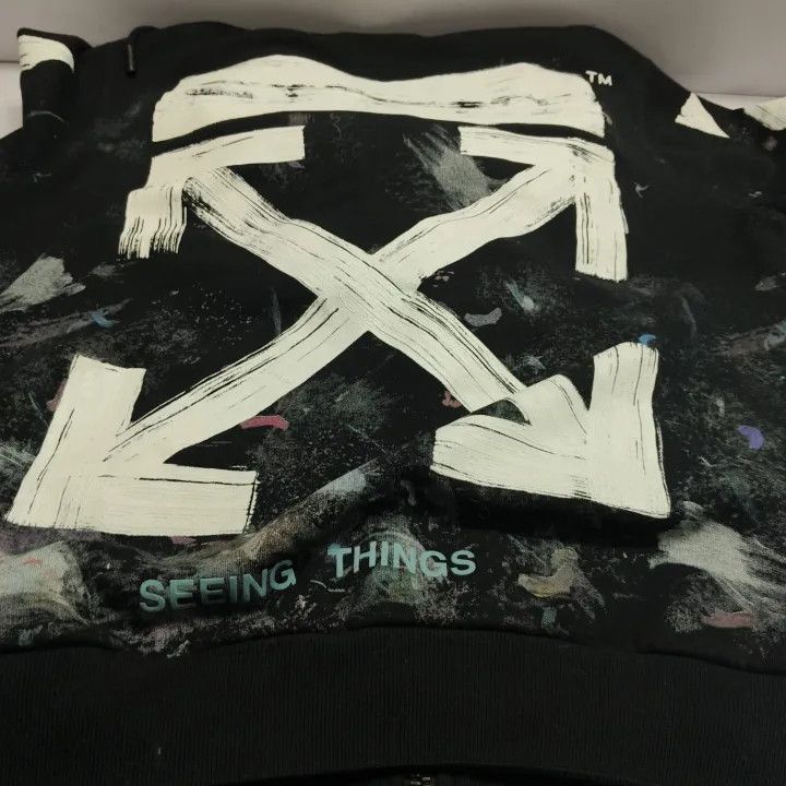 Off-White OFF-WHITE Galaxy Brush Hooded Zip Sweatshirt 0079 Size US S / EU 44-46 / 1 - 19 Thumbnail