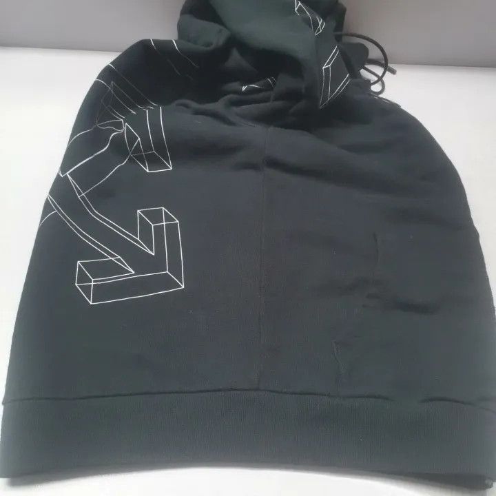 Off-White Off-White Black Graphic Zip Hoodie for Men 0079 Size US XS / EU 42 / 0 - 16 Thumbnail