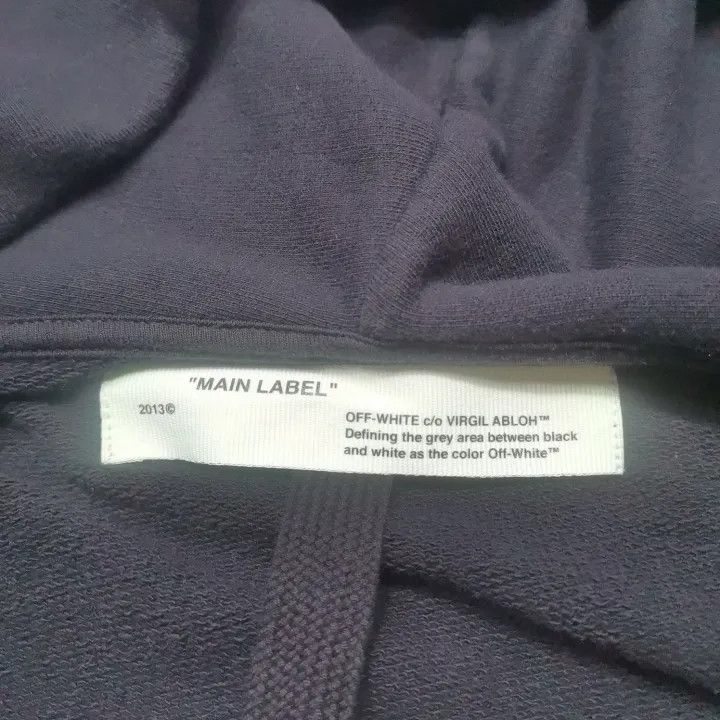 Off-White Off-White Black Graphic Zip Hoodie for Men 0079 Size US XS / EU 42 / 0 - 4 Thumbnail