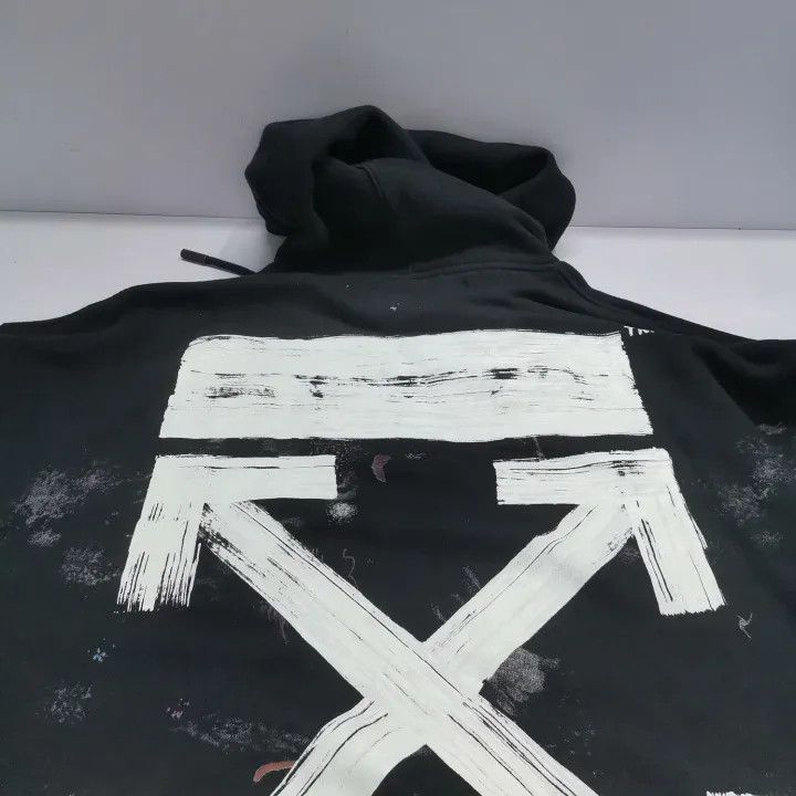 Off-White OFF-WHITE Artistic Graphic Hoodie for Men 0079 Size US S / EU 44-46 / 1 - 16 Thumbnail