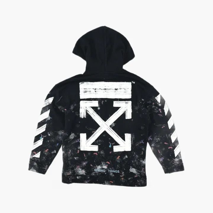Off-White OFF-WHITE Artistic Graphic Hoodie for Men 0079 Size US S / EU 44-46 / 1 - 3 Thumbnail