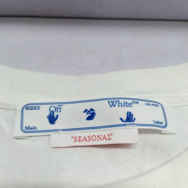 Off-White OFF-WHITE Men's Casual Short Sleeve T-Shirt 0079 Size US L / EU 52-54 / 3 - 4 Thumbnail
