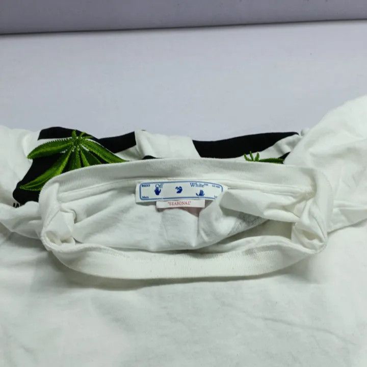 Off-White OFF-WHITE Men's Casual Short Sleeve T-Shirt 0079 Size US L / EU 52-54 / 3 - 8 Thumbnail