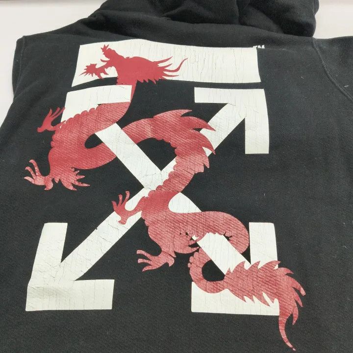 Off-White OFF-WHITE Logo Print Hoodie 0079 Size US XL / EU 56 / 4 - 12 Thumbnail