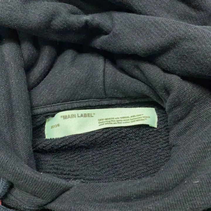 Off-White OFF-WHITE Logo Print Hoodie 0079 Size US XL / EU 56 / 4 - 2 Thumbnail