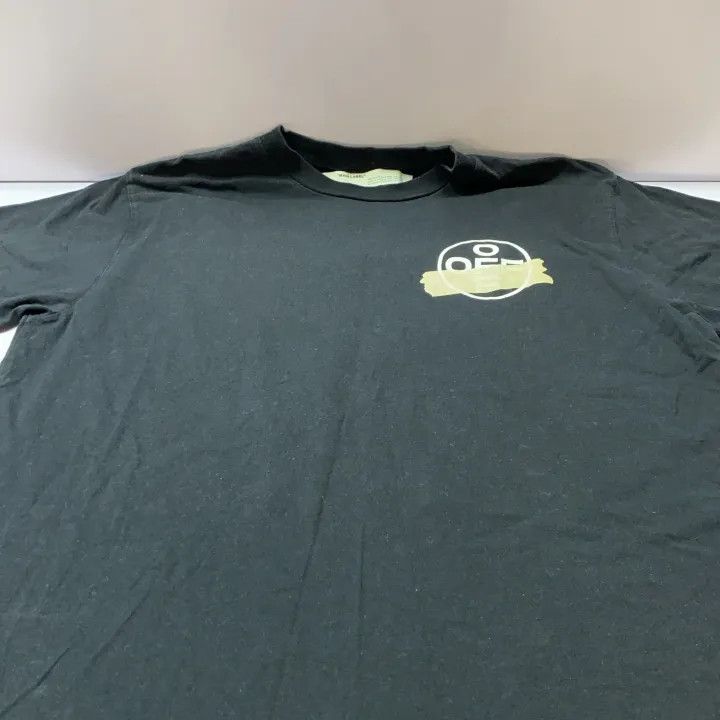 Off-White Off-White SS20 Black Graphic Short-Sleeve T-Shirt 0079 Size US M / EU 48-50 / 2 - 9 Thumbnail
