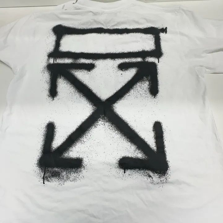 Off-White Off-White Spray Arrow Print Short Sleeve T-Shirt 0079 Size US XS / EU 42 / 0 - 8 Thumbnail