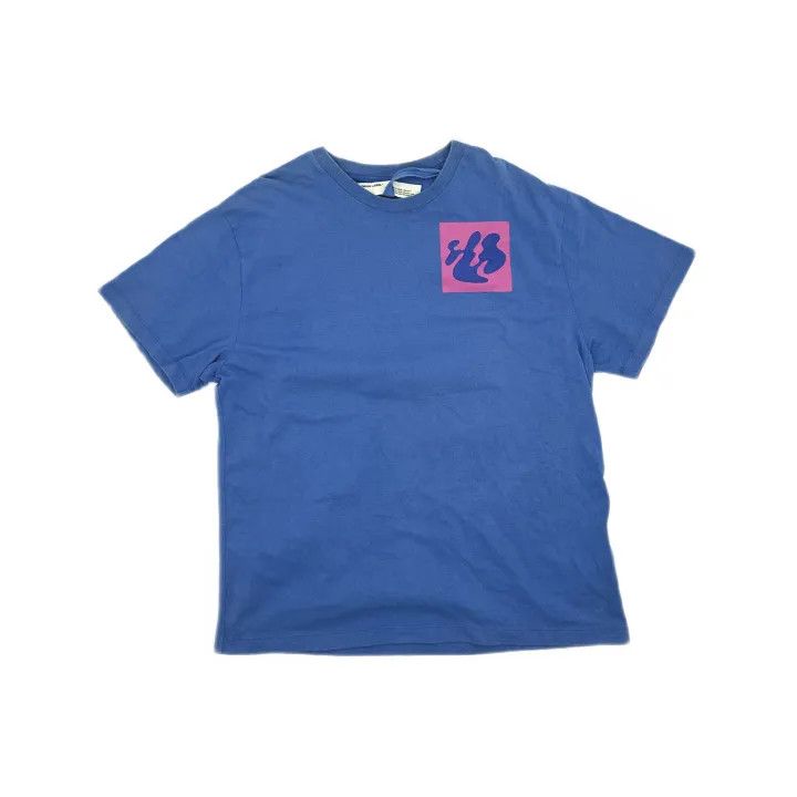 Off-White Off-White FW19 Blue Oversized T-Shirt 0079 Size US XS / EU 42 / 0 - 2 Thumbnail