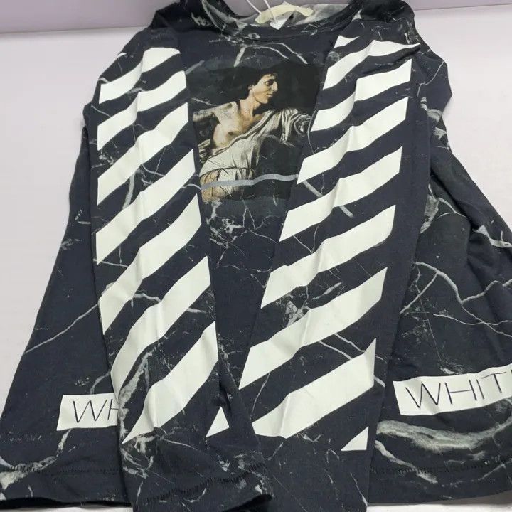 Off-White Off-White Black Graphic Long Sleeve T-Shirt 0079 Size US XS / EU 42 / 0 - 12 Thumbnail