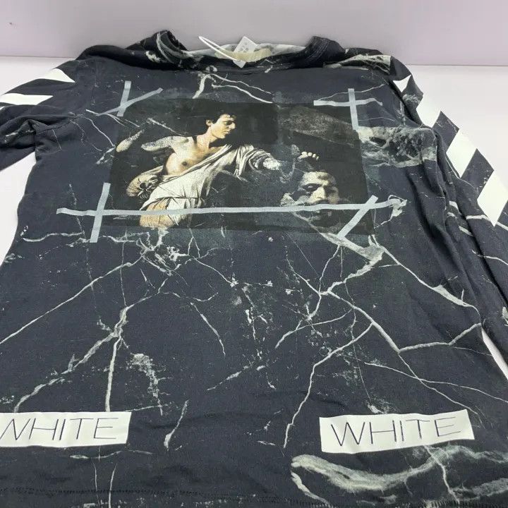 Off-White Off-White Black Graphic Long Sleeve T-Shirt 0079 Size US XS / EU 42 / 0 - 13 Thumbnail