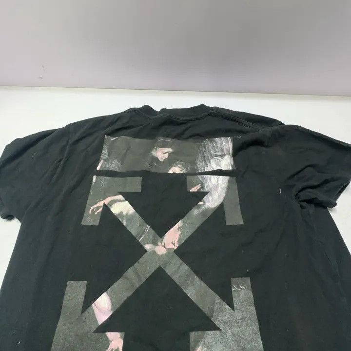 Off-White Off-White Carravaggio Graphic Short Sleeve T-Shirt 0079 Size US XS / EU 42 / 0 - 6 Thumbnail