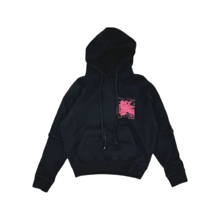 Off-White Off-White Black Graphic Print Hoodie 0079 Size US XS / EU 42 / 0 - 2 Thumbnail