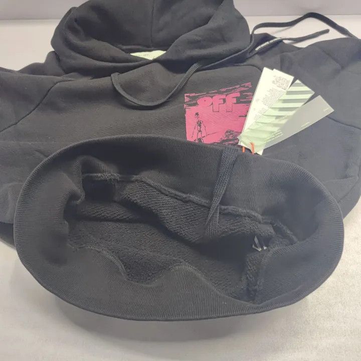 Off-White Off-White Black Graphic Print Hoodie 0079 Size US XS / EU 42 / 0 - 12 Thumbnail
