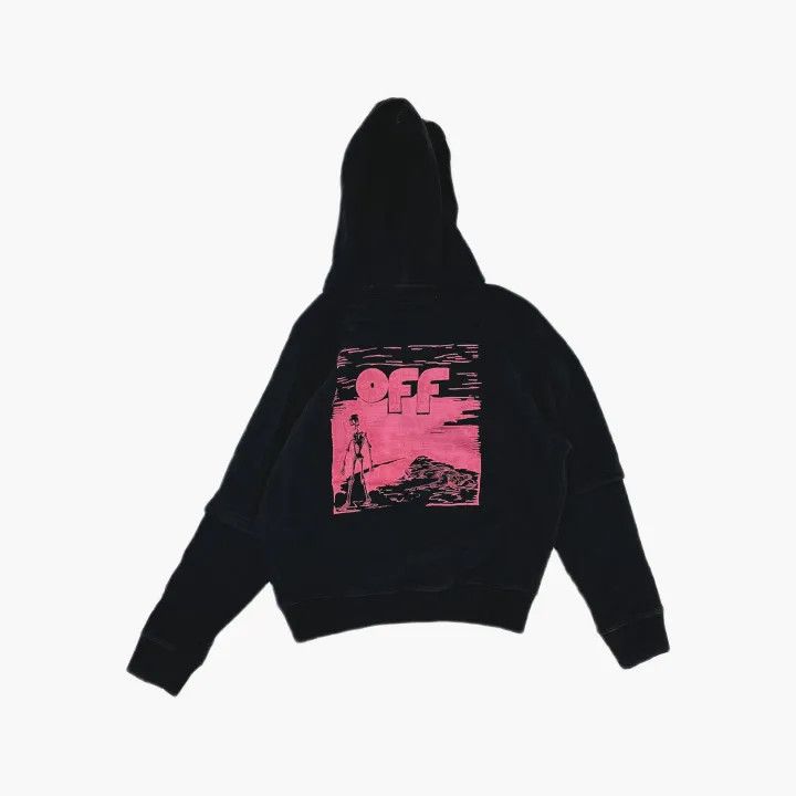 Off-White Off-White Black Graphic Print Hoodie 0079 Size US XS / EU 42 / 0 - 3 Thumbnail