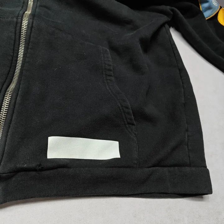 Off-White Off-White Black Detail Zip Hoodie for Men 0079 Size US M / EU 48-50 / 2 - 17 Thumbnail