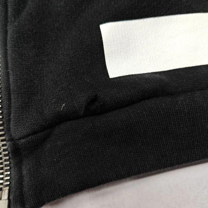 Off-White Off-White Black Detail Zip Hoodie for Men 0079 Size US M / EU 48-50 / 2 - 19 Thumbnail