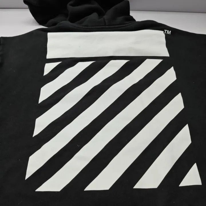 Off-White Off-White Black Detail Zip Hoodie for Men 0079 Size US M / EU 48-50 / 2 - 22 Thumbnail