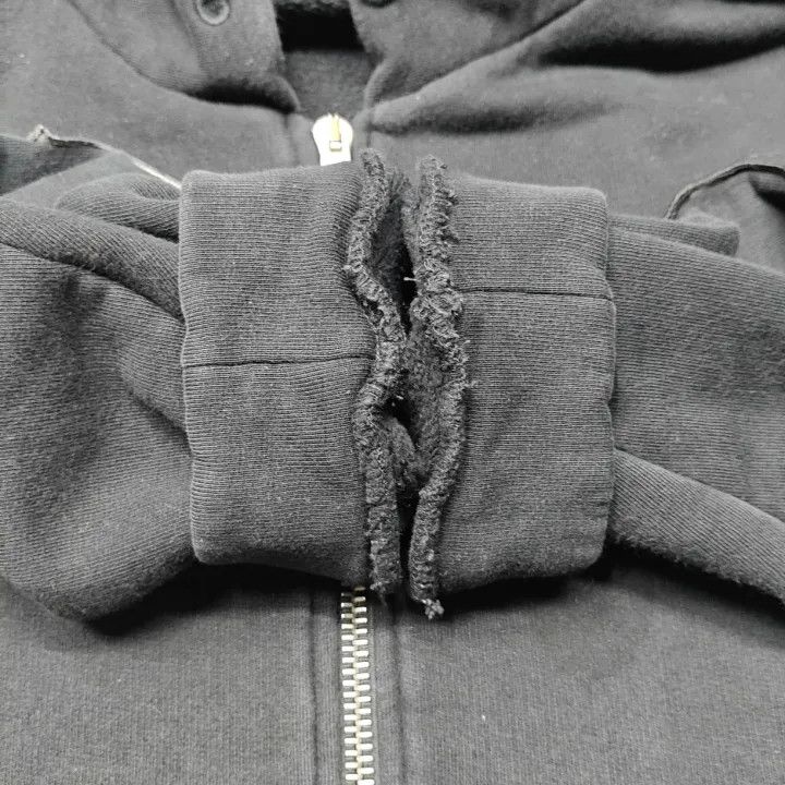 Off-White Off-White Black Detail Zip Hoodie for Men 0079 Size US M / EU 48-50 / 2 - 14 Thumbnail