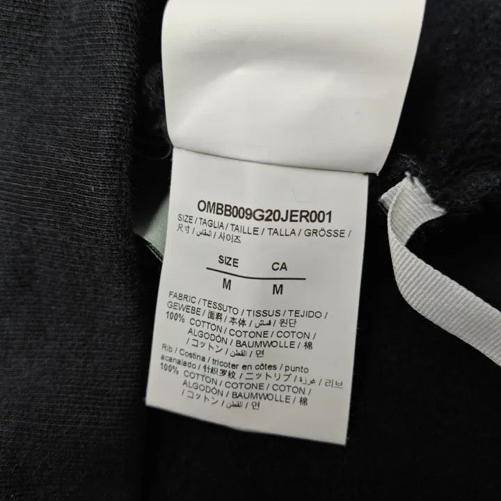 Off-White Off-White Black Detail Zip Hoodie for Men 0079 Size US M / EU 48-50 / 2 - 5 Thumbnail