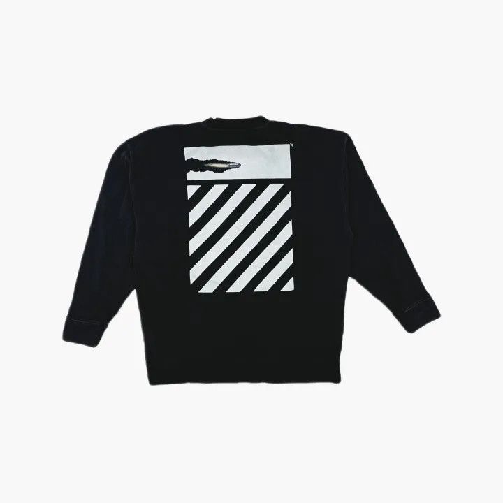 Off-White Off-White Graphic Print Long Sleeve Sweatshirt 0079 Size US XS / EU 42 / 0 - 3 Thumbnail