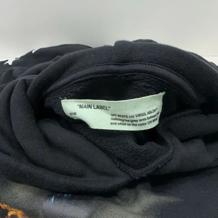 Off-White Off-White Black Long Sleeve Hoodie 0079 Size US XXS / EU 40 - 4 Thumbnail