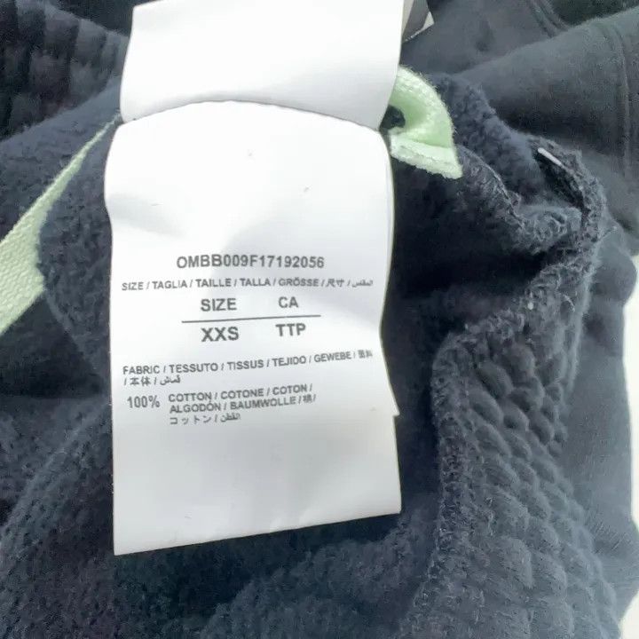 Off-White Off-White Black Long Sleeve Hoodie 0079 Size US XXS / EU 40 - 2 Thumbnail