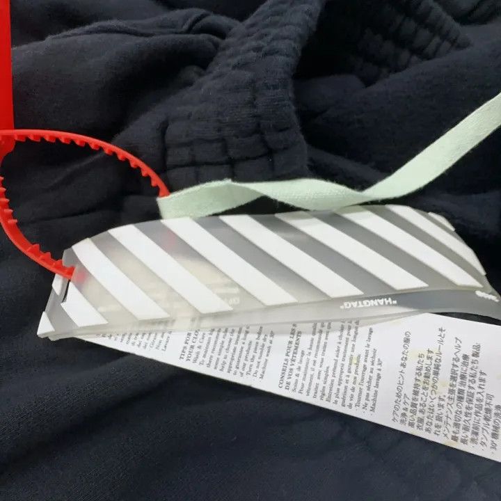 Off-White Off-White Black Long Sleeve Hoodie 0079 Size US XXS / EU 40 - 3 Thumbnail