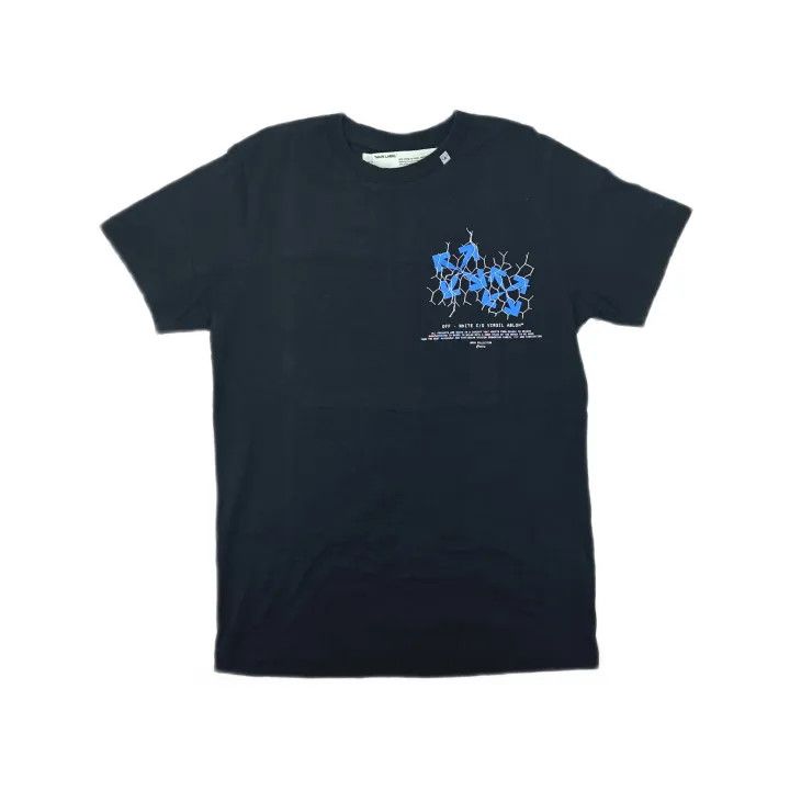 Off-White OFF-WHITE Graphic Print Black Short Sleeve T-Shirt 0079 Size US M / EU 48-50 / 2 - 2 Thumbnail