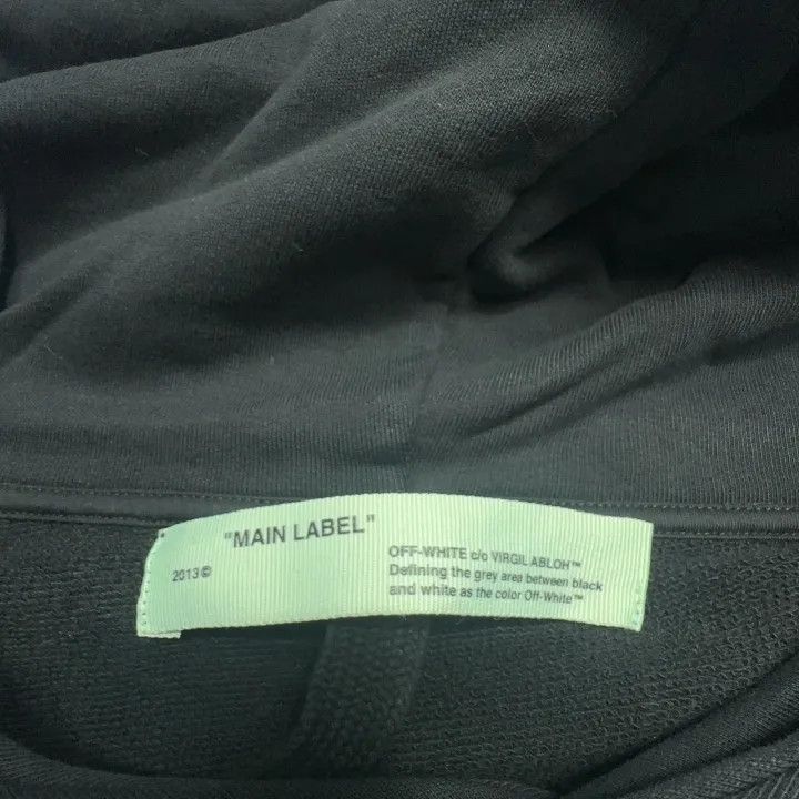 Off-White Off-White Black Flame Graphic Hoodie 0079 Size US S / EU 44-46 / 1 - 5 Thumbnail