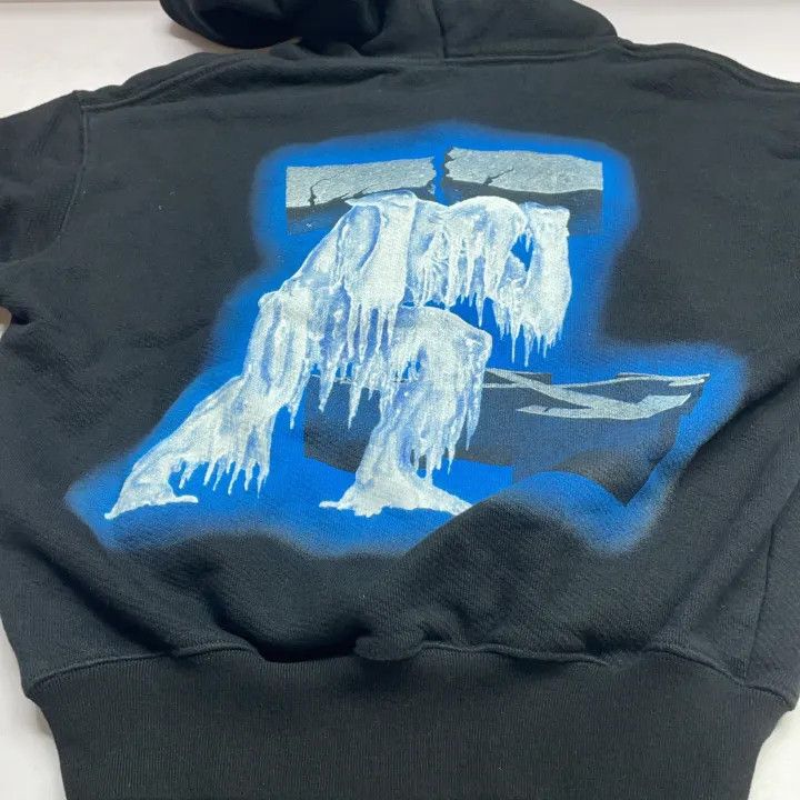 Off-White Off-White Black Loose-Fit Hoodie with Print 0079 Size US XXS / EU 40 - 9 Thumbnail