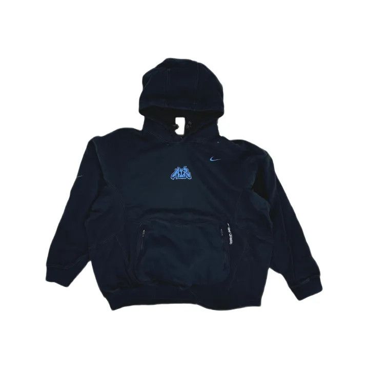 Off-White Nike x OFF-WHITE Black Logo Hoodie 0079 Size US XXL / EU 58 / 5 - 2 Thumbnail