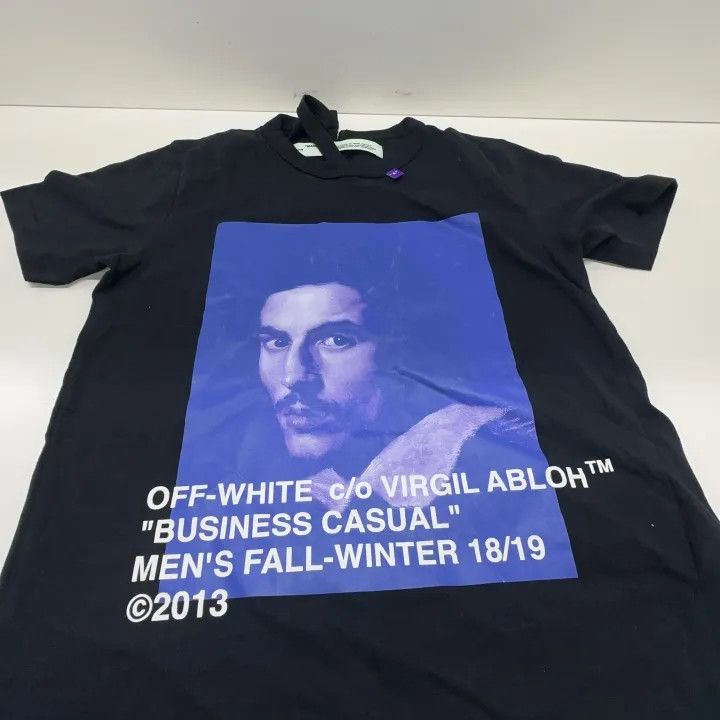 Off-White OFF-WHITE Portrait Print Crew Neck T-Shirt 0079 Size US XS / EU 42 / 0 - 7 Thumbnail