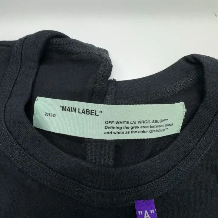 Off-White OFF-WHITE Black Graphic Tee with Face Print 0079 Size US XXS / EU 40 - 4 Thumbnail