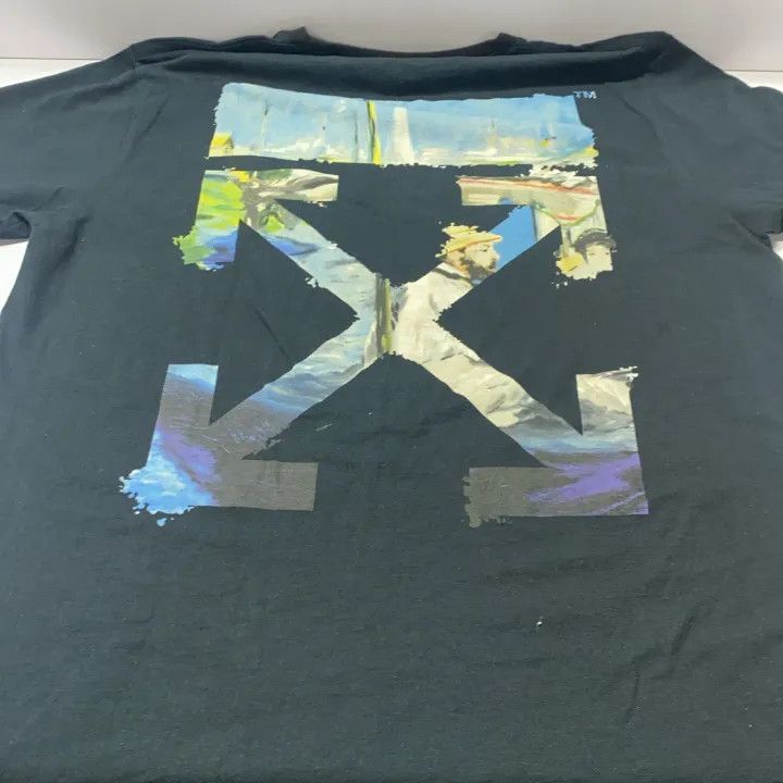 Off-White Off-White Artistic Arrow Graphic Black T-Shirt 0079 Size US XXS / EU 40 - 12 Thumbnail