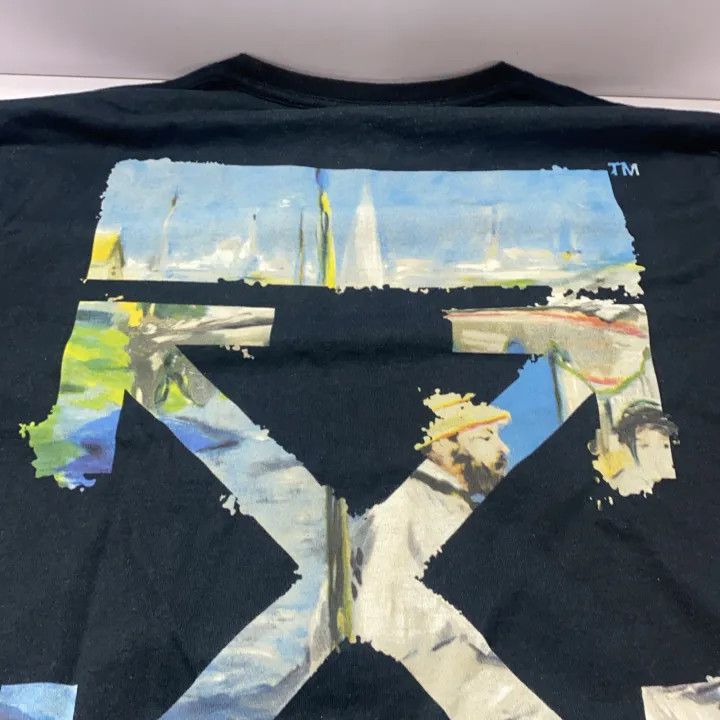 Off-White Off-White Artistic Arrow Graphic Black T-Shirt 0079 Size US XXS / EU 40 - 7 Thumbnail